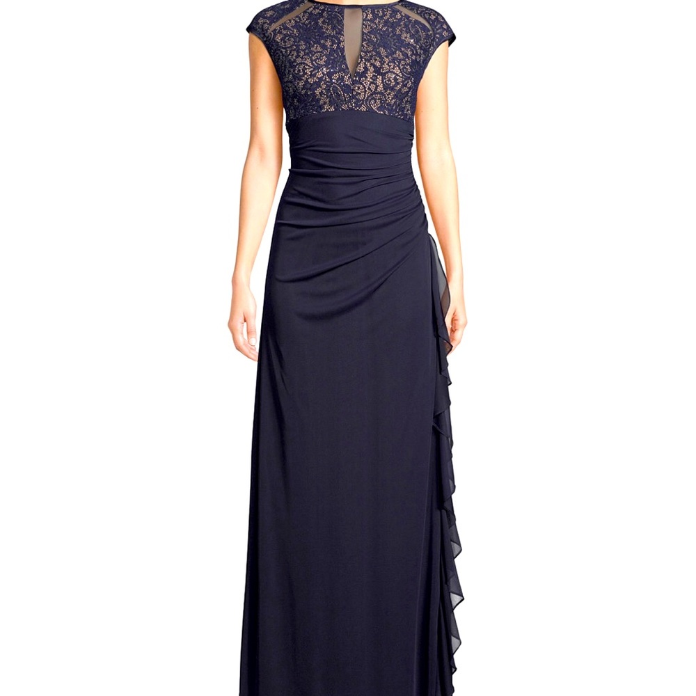 Betsy and Adam Lace Cut Out- top gown